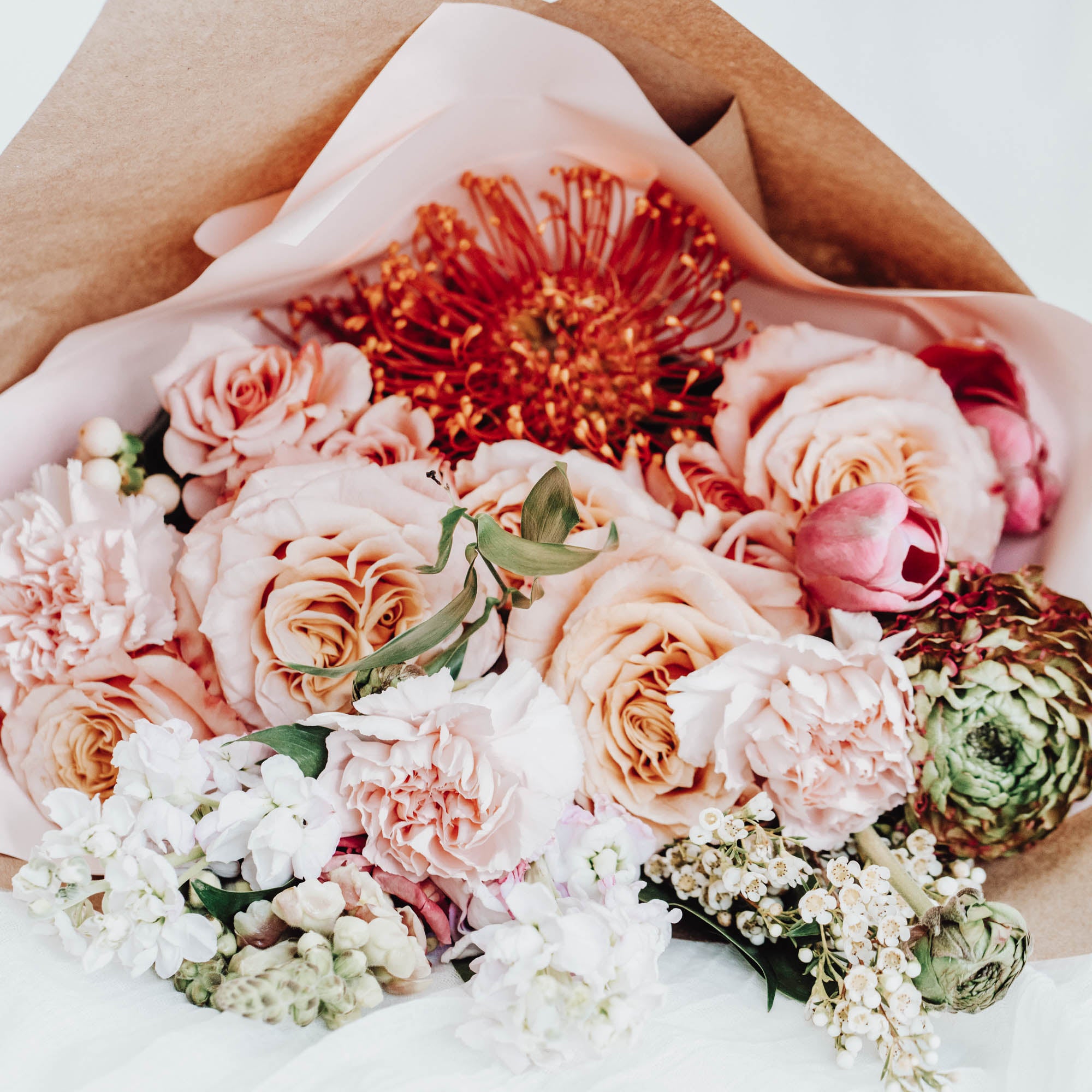 Extra Lovely Wrapped Wild Blooms