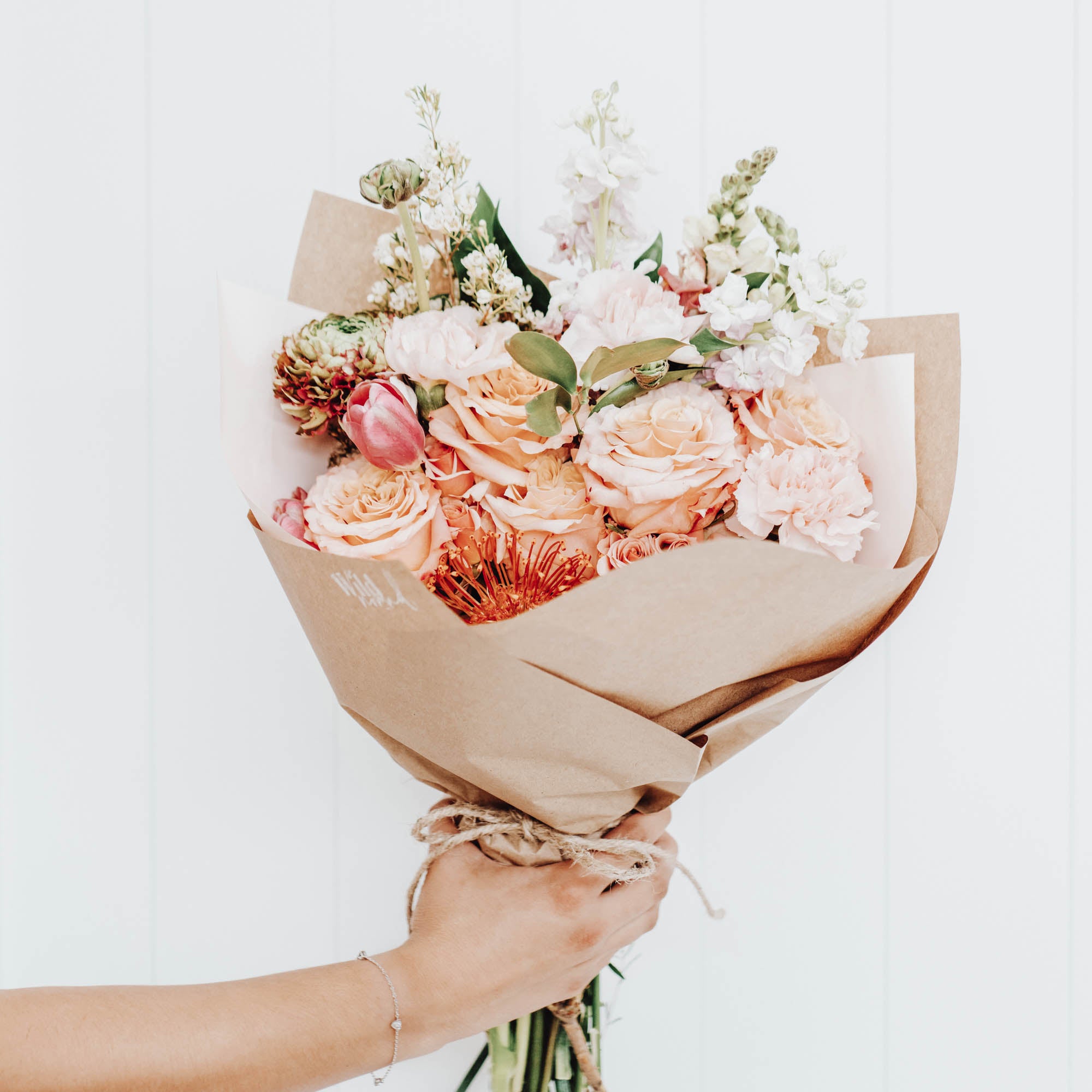 Extra Lovely Wrapped Wild Blooms