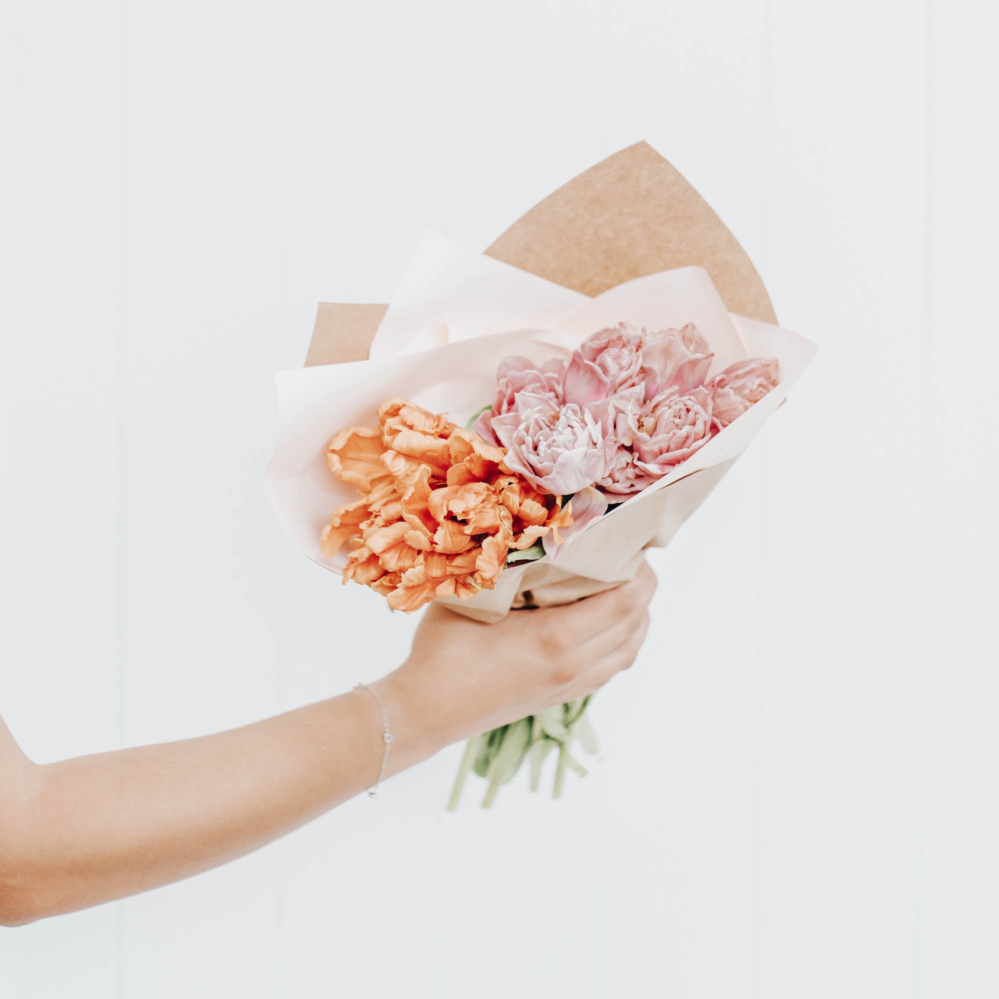 Tulip Wrapped Bouquet