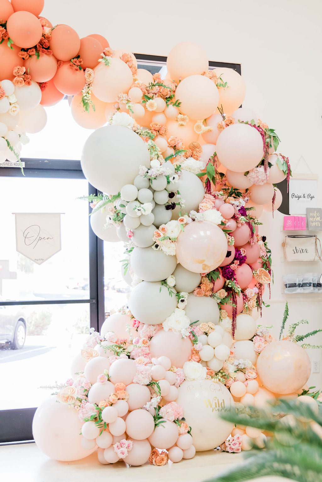 Launch Party: Branded Balloon Arch