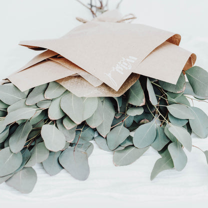 Eucaplytus Wrapped Bouquet