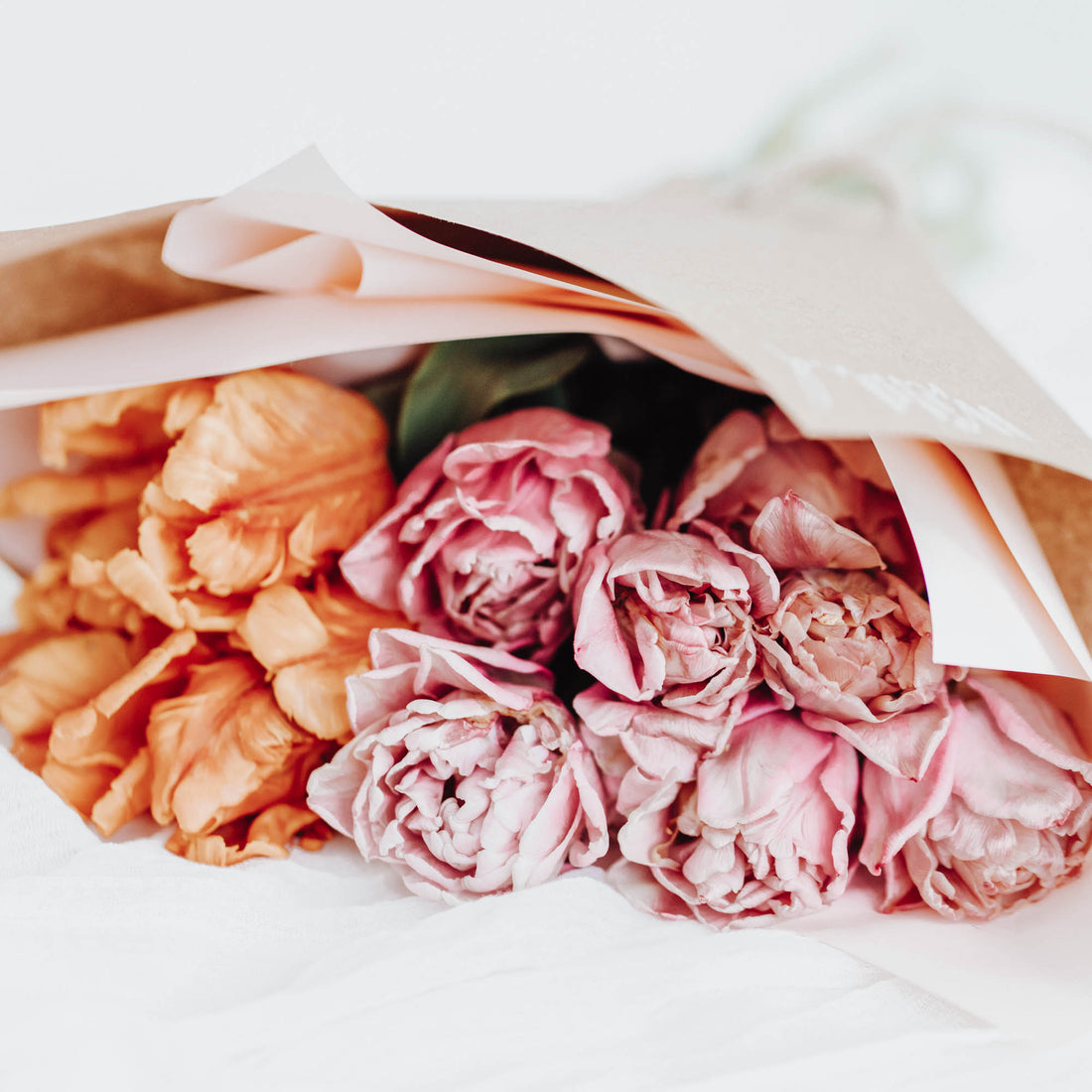 Tulip Wrapped Bouquet